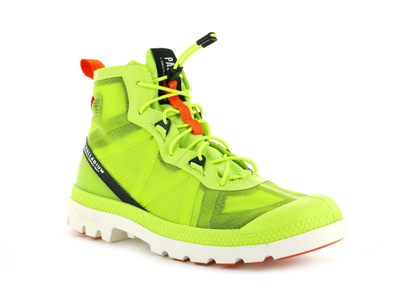 Green Men's Palladium Travel Lite+ Adventure Boots | 6293FRGZM