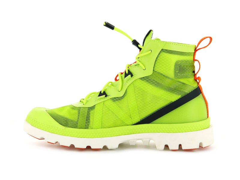 Green Men's Palladium Travel Lite+ Adventure Boots | 6293FRGZM