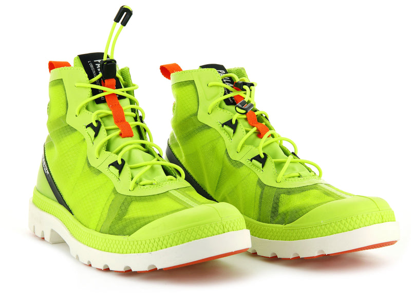 Green Men's Palladium Travel Lite+ Adventure High Tops | 8604AMQYD