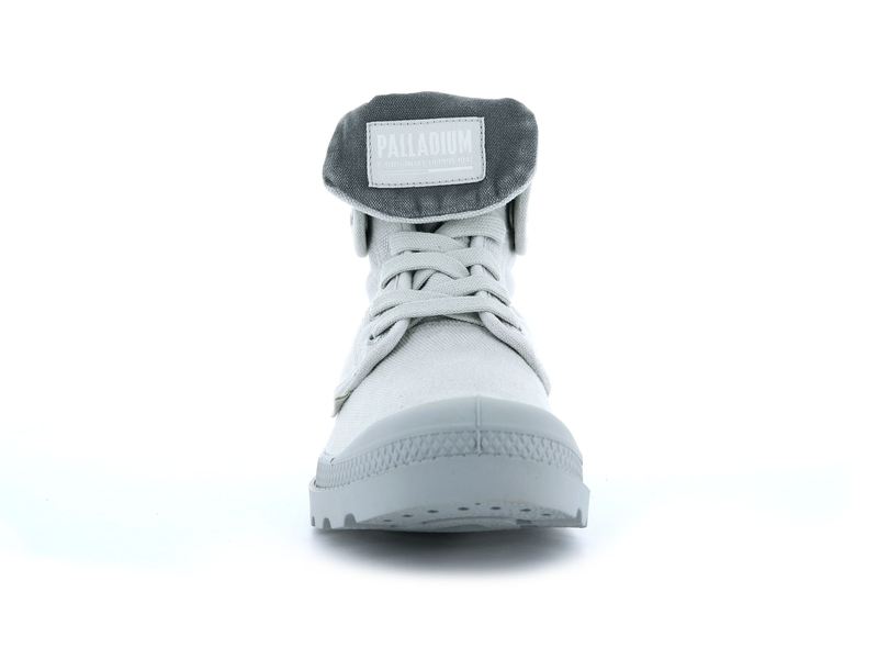 Grey Men's Palladium Baggy Boots | 9471MUSXD