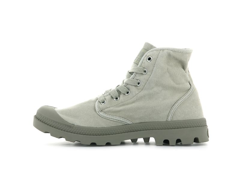 Grey Men's Palladium Pampa Hi Boots | 6248PIUFL