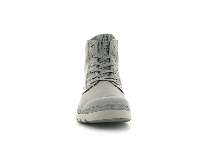 Grey Men's Palladium Pampa Lite+ Recycle Wp+ High Tops | 2187JWBUP