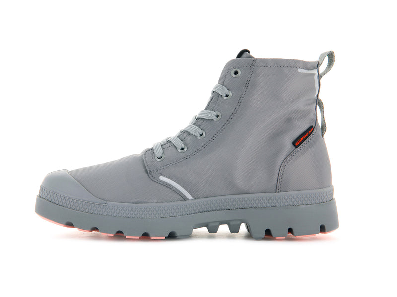 Grey Men's Palladium Pampa Lite+ Recycle Wp+ Boots | 3086FZGMB