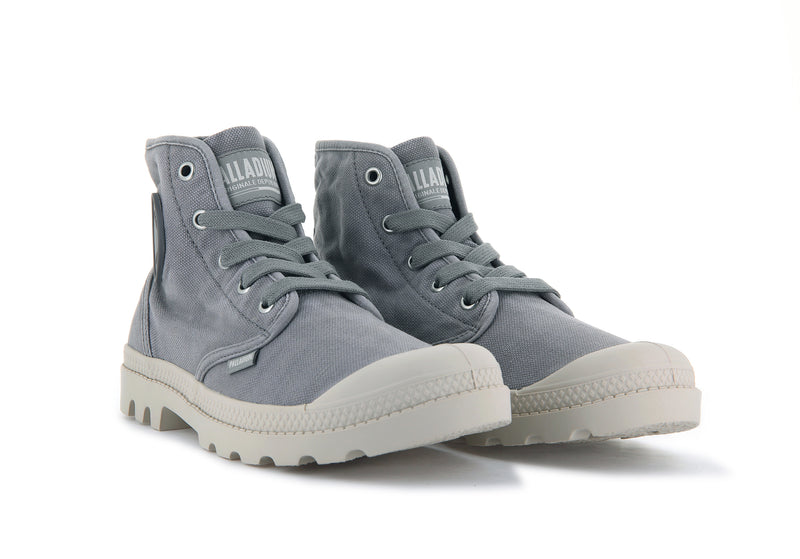 Grey Women's Palladium Pampa Hi Boots | 3620PTMLV