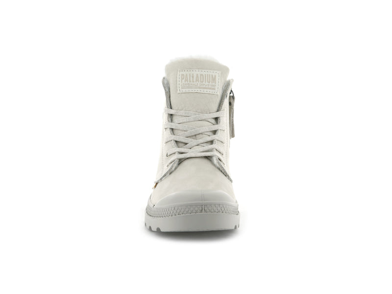 Grey Women's Palladium Pampa Hi Zip Wl Boots | 3890LJDSI