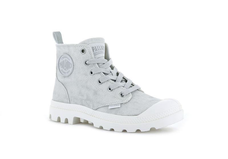 Grey Women's Palladium Pampa Zip Desertwash Boots | 4105NPBTI