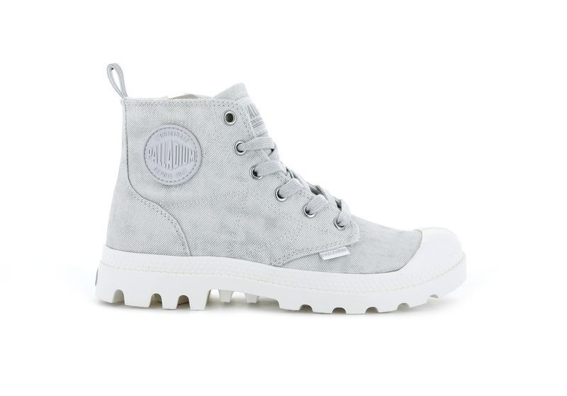 Grey Women\'s Palladium Pampa Zip Desertwash Boots | 4105NPBTI