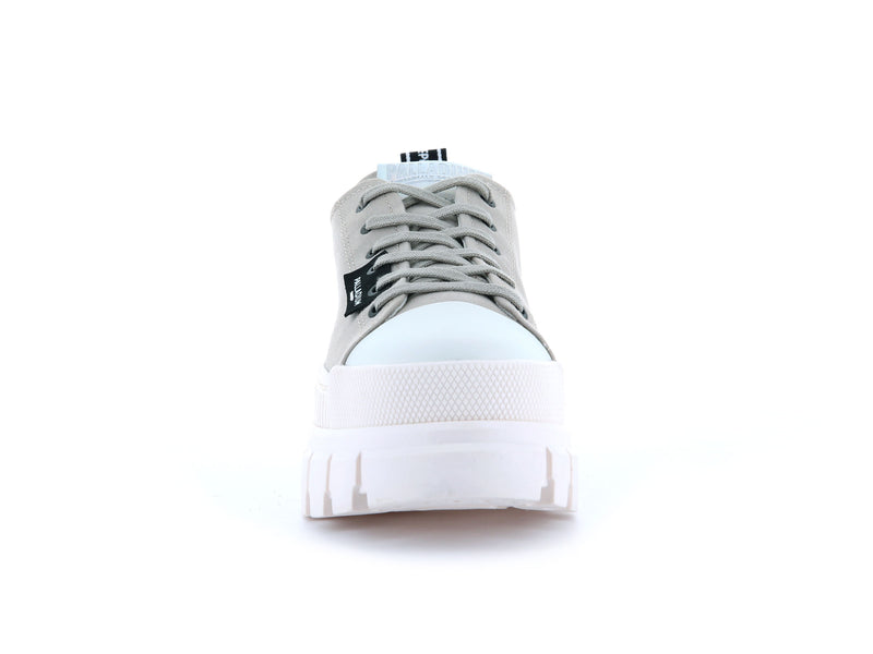 Grey Women's Palladium Revolt Lo Tx Low Tops | 3401GREIJ