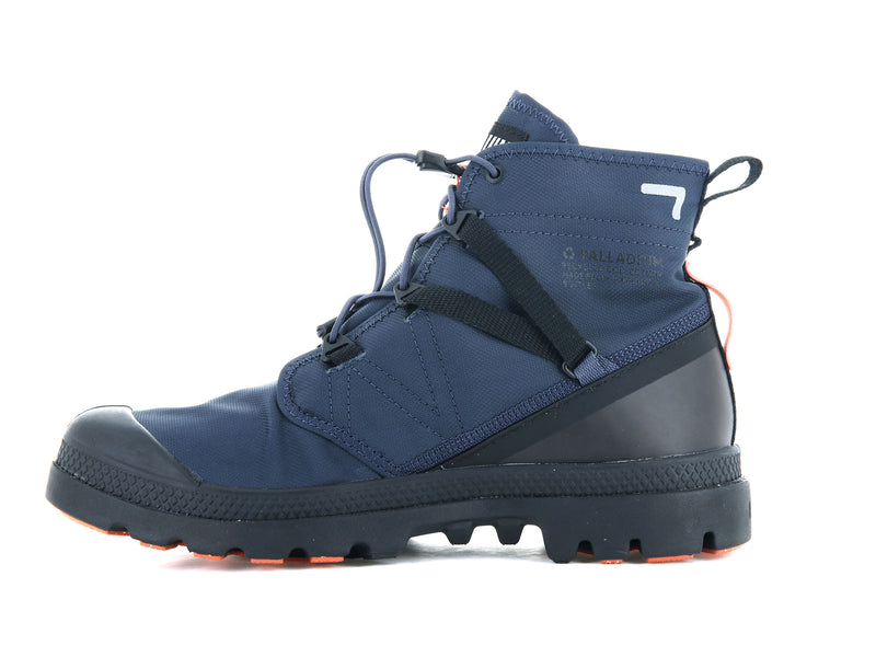 Indigo Men's Palladium Pampa Travel Lite+ Waterproof High Tops | 1302KXMYV