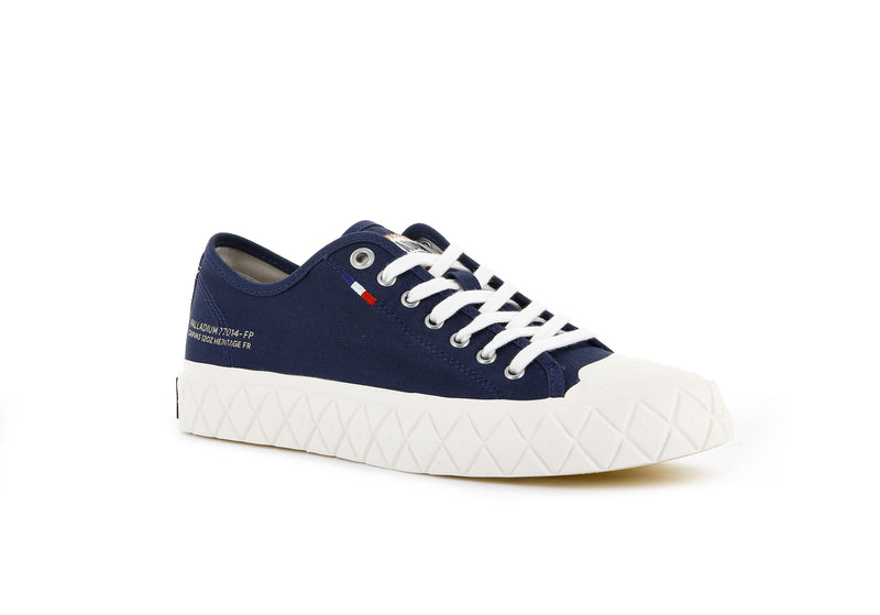 Indigo Women's Palladium Palla Ace Canvas Low Tops | 0694DGSBO