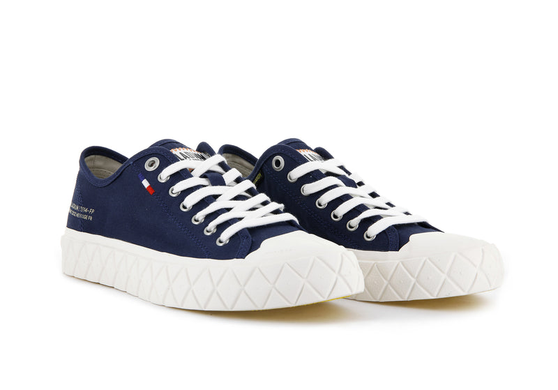 Indigo Women's Palladium Palla Ace Canvas Low Tops | 0694DGSBO