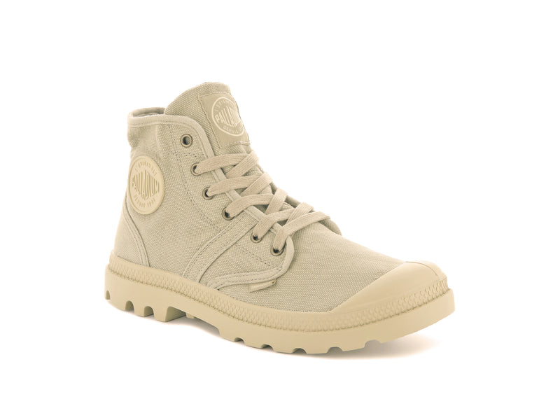 Khaki Men's Palladium Pallabrousse Boots | 6234MVFKI