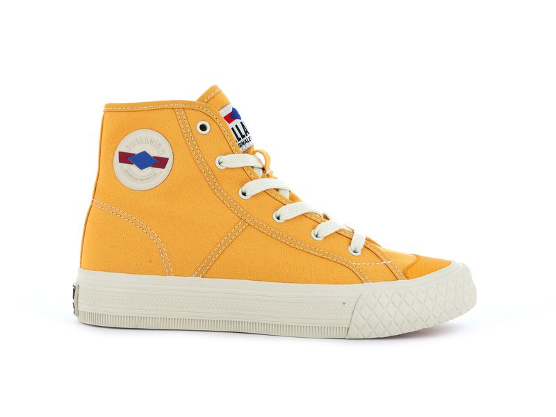 Mustard Kids\' Palladium Palla Louvel High Tops | 4276ZFXKE