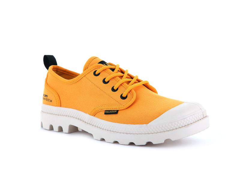 Mustard Kids' Palladium Pampa Oxford Heritage Supply Low Tops | 2460AKCLP