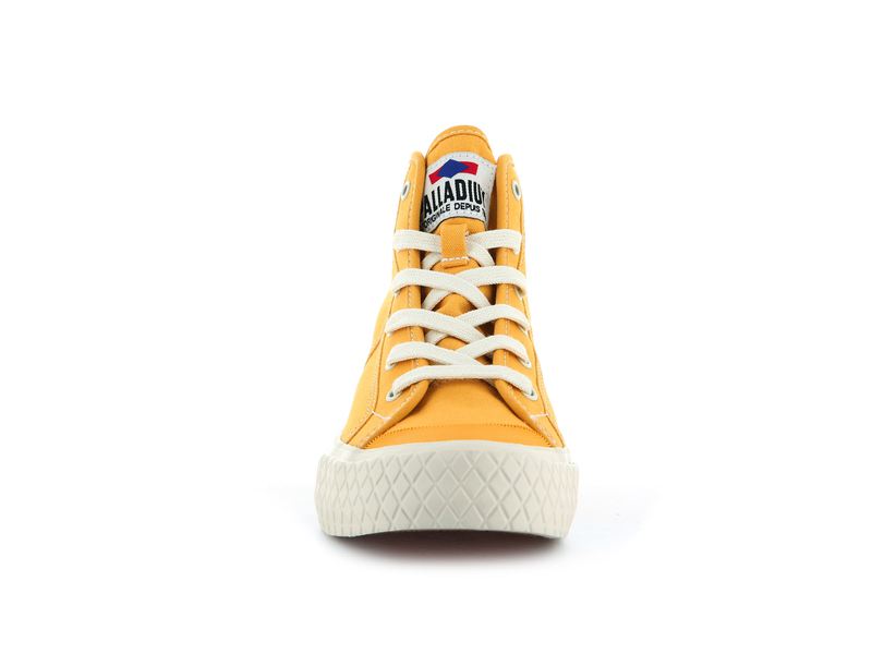 Mustard Women's Palladium Palla Louvel High Tops | 4271IMAUK