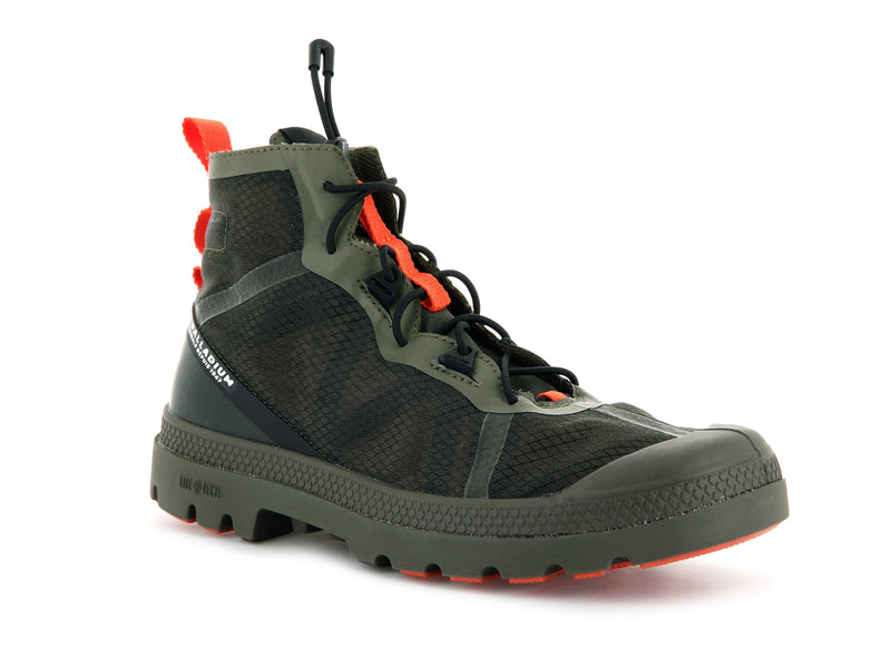 Olive Kids' Palladium Travel Lite+ Adventure Boots | 1960TNDLF