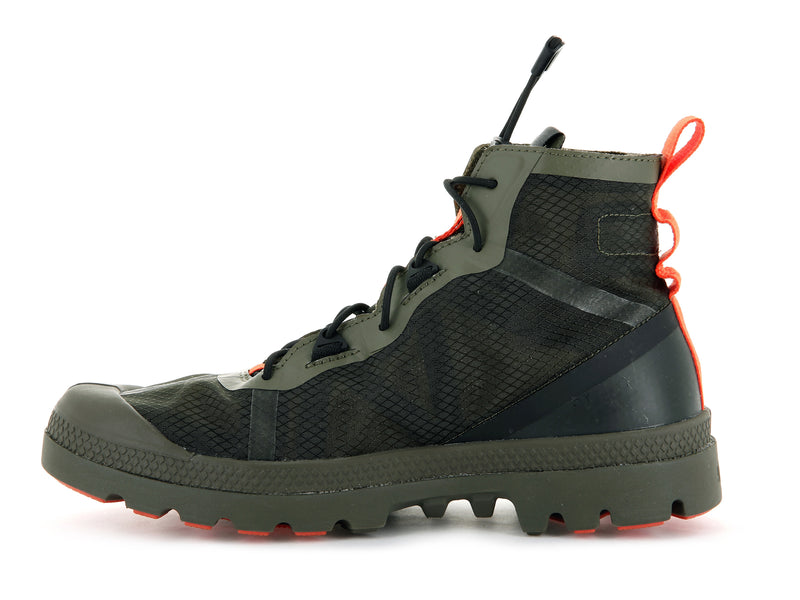 Olive Kids' Palladium Travel Lite+ Adventure Boots | 1960TNDLF