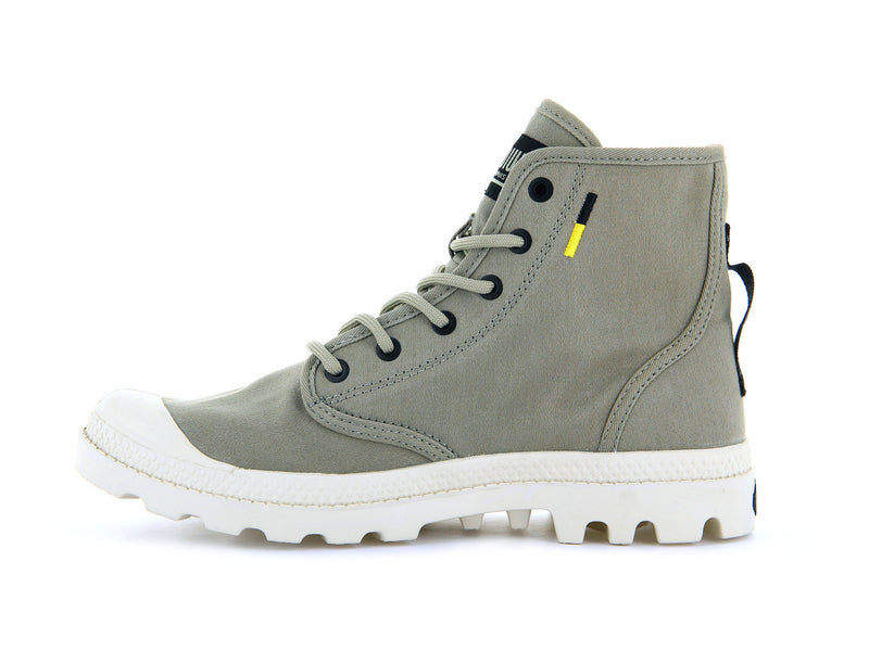 Olive Men's Palladium Pampa Hi Htg Supply Boots | 6075VJHYC