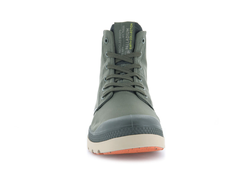 Olive Men's Palladium Pampa Lite+ Recycle Wp+ High Tops | 7198DXTMO