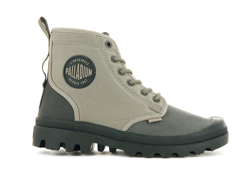 Olive Men\'s Palladium Pampa Shade 75th Boots | 6182TZSNM