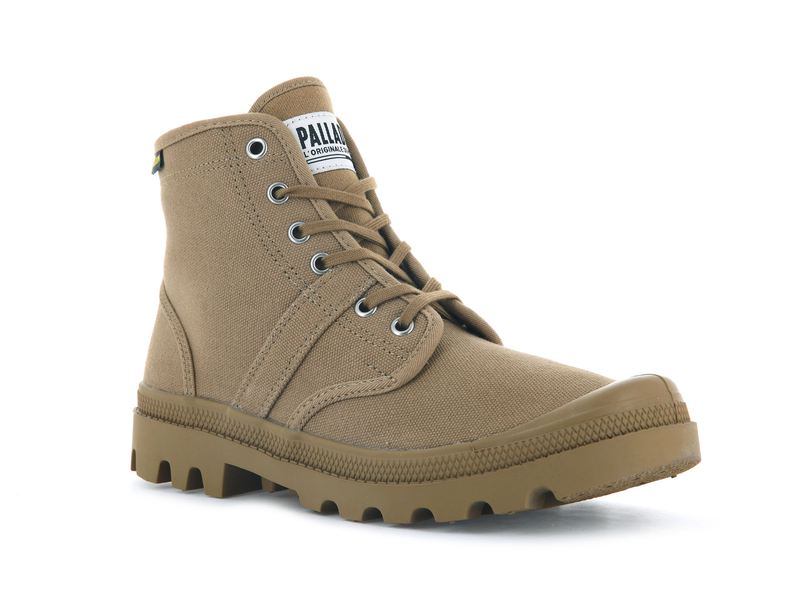 Olive Women's Palladium Pallabrousse Boots | 3158KQOVA