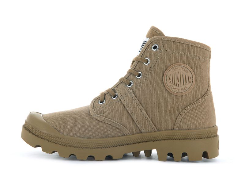 Olive Women's Palladium Pallabrousse Boots | 3158KQOVA