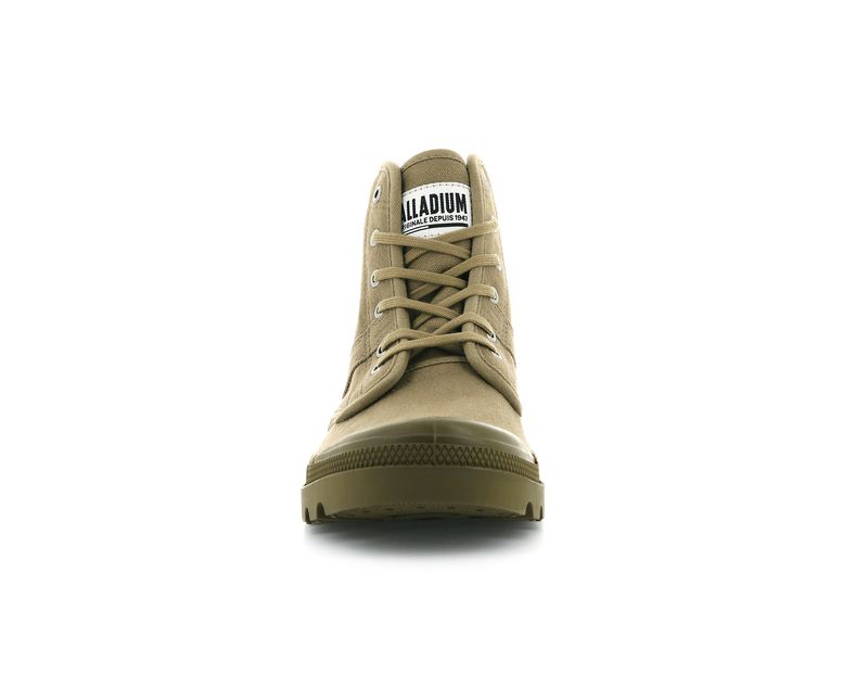 Olive Women's Palladium Pallabrousse Legion High Tops | 2698MDLGH