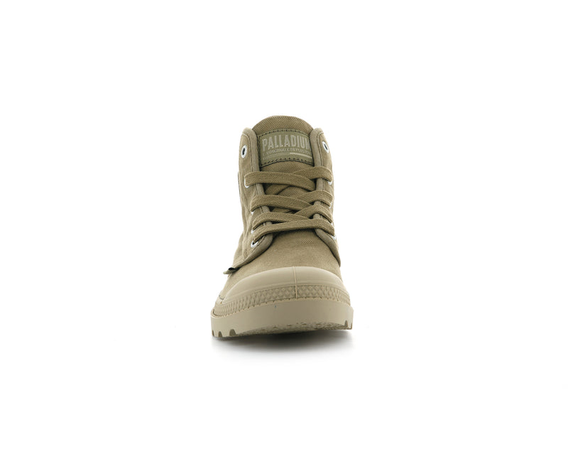 Olive Women's Palladium Pampa Hi High Tops | 9042GTYOF