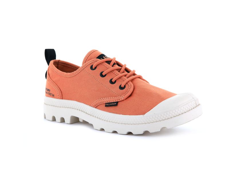 Orange Kids' Palladium Pampa Oxford Heritage Supply Low Tops | 3478OKXEI