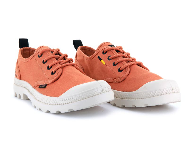 Orange Kids' Palladium Pampa Oxford Heritage Supply Low Tops | 3478OKXEI