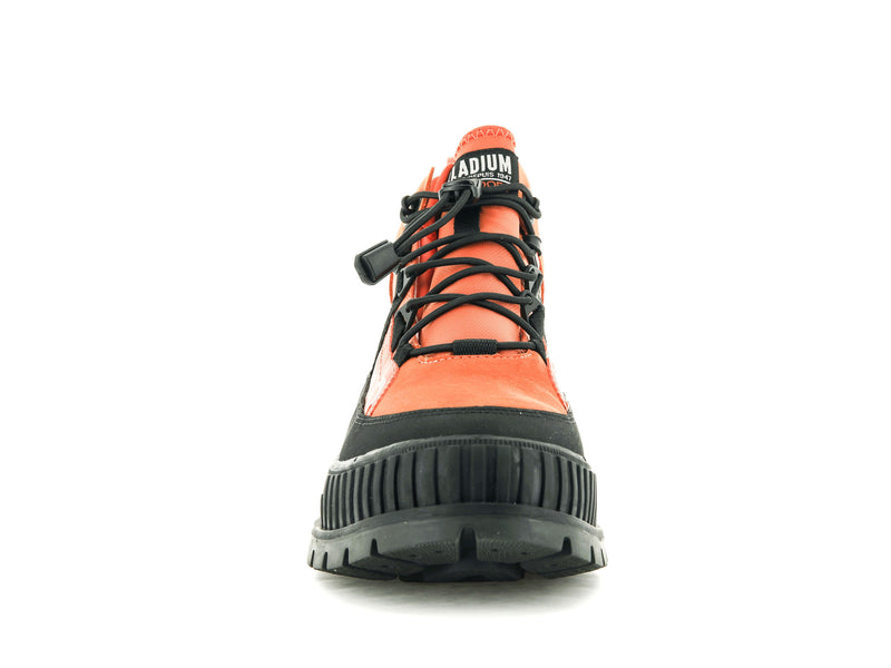 Orange Women's Palladium Pallashock Travel Wp+ High Tops | 1670QUSCW