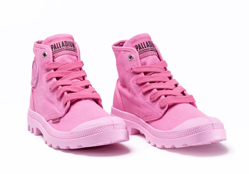 Pink Kids' Palladium Pampa Hi V Boots | 1907IVSTG