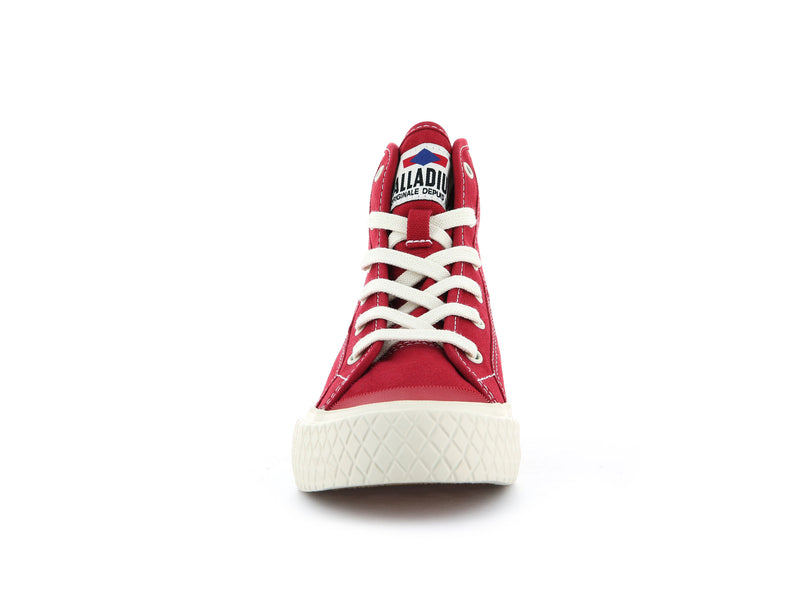 Red Kids' Palladium Palla Louvel High Tops | 4816BFCON