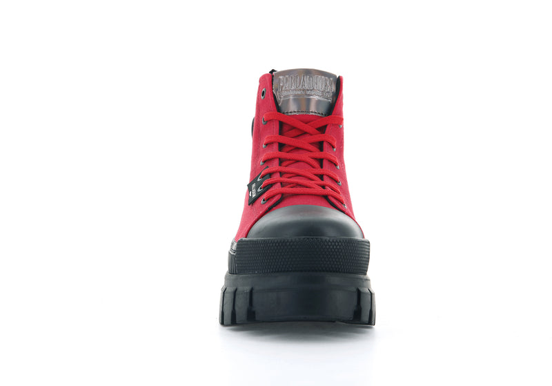 Red Women's Palladium Revolt Hi Tx Boots | 9476HRXFG