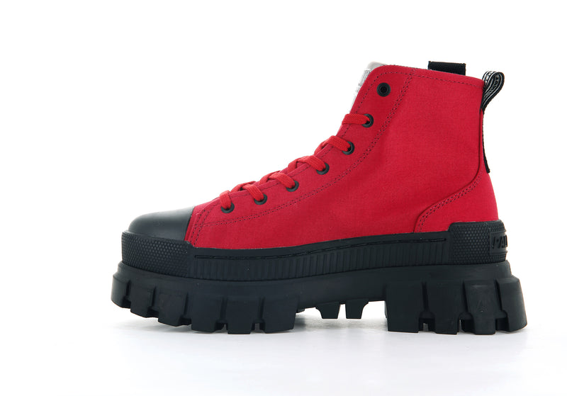 Red Women's Palladium Revolt Hi Tx Boots | 9476HRXFG