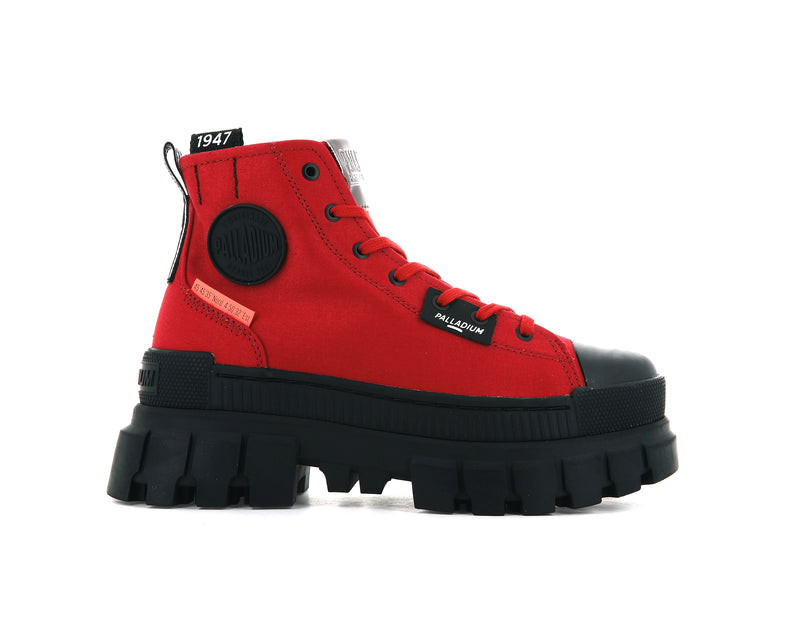 Red Women\'s Palladium Revolt Hi Tx Boots | 9476HRXFG