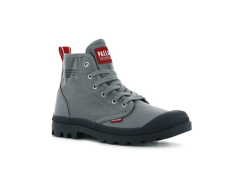 Titanium Women's Palladium Pampa Hi Dare Boots | 4567AWQUN