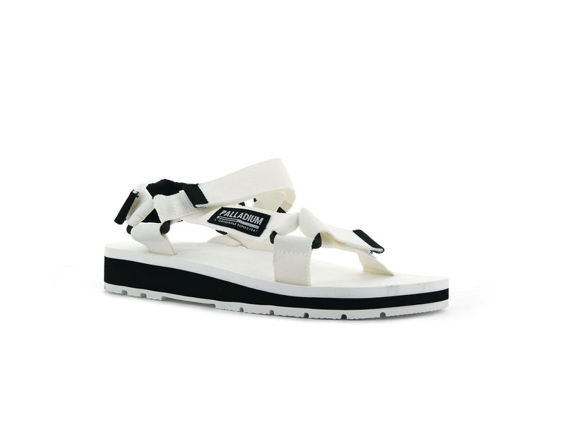 White Kids' Palladium Outdoorsy Urbanity Sandals | 7159QBJOU