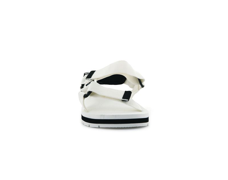 White Kids' Palladium Outdoorsy Urbanity Sandals | 7159QBJOU