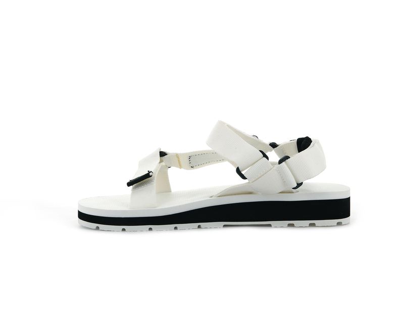 White Kids' Palladium Outdoorsy Urbanity Sandals | 7159QBJOU