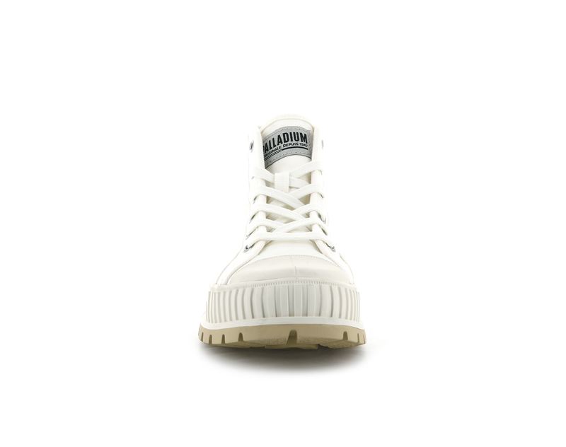 White Kids' Palladium Pallashock Mid Og High Tops | 2574KQLWG