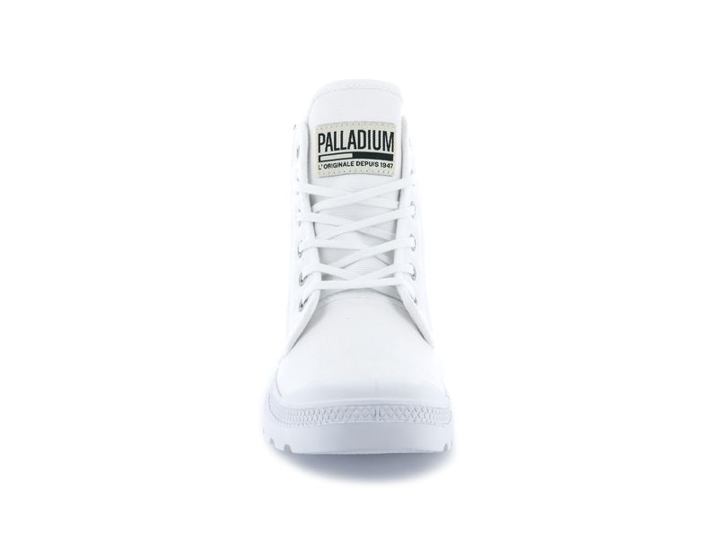 White Kids' Palladium Pampa Hi Originale Boots | 7168EWZSA