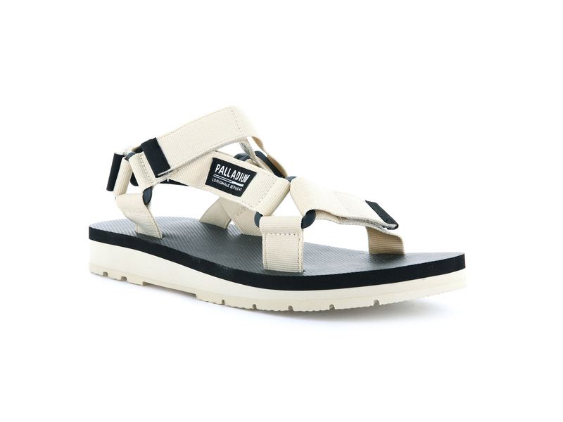 White Men's Palladium Outdoorsy Urbanity Sandals | 4351LJCBS