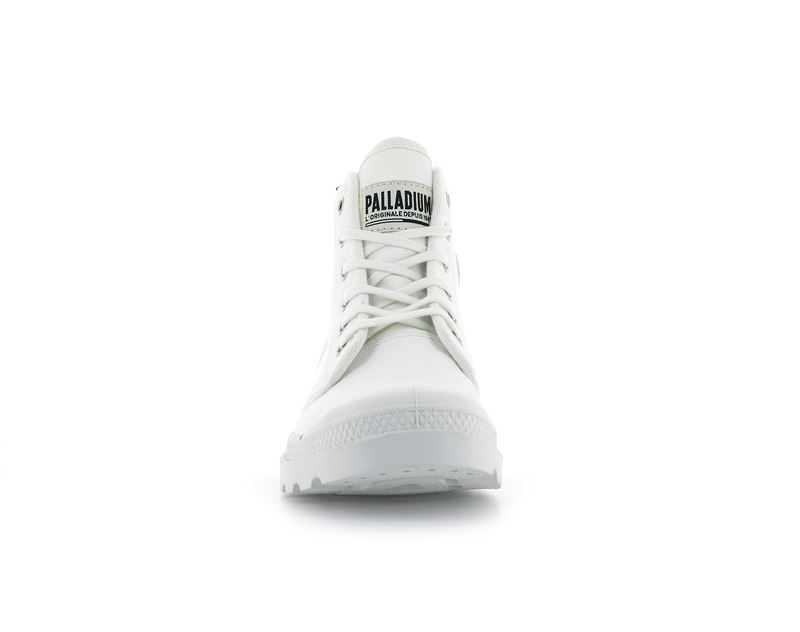 White Men's Palladium Pampa Hi Originale High Tops | 6105MSELP