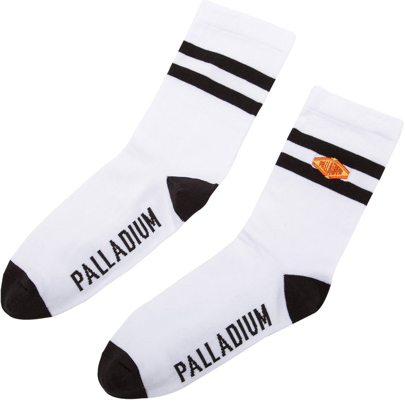 White Women\'s Palladium Cny Hi Socks | 5046TNOHR