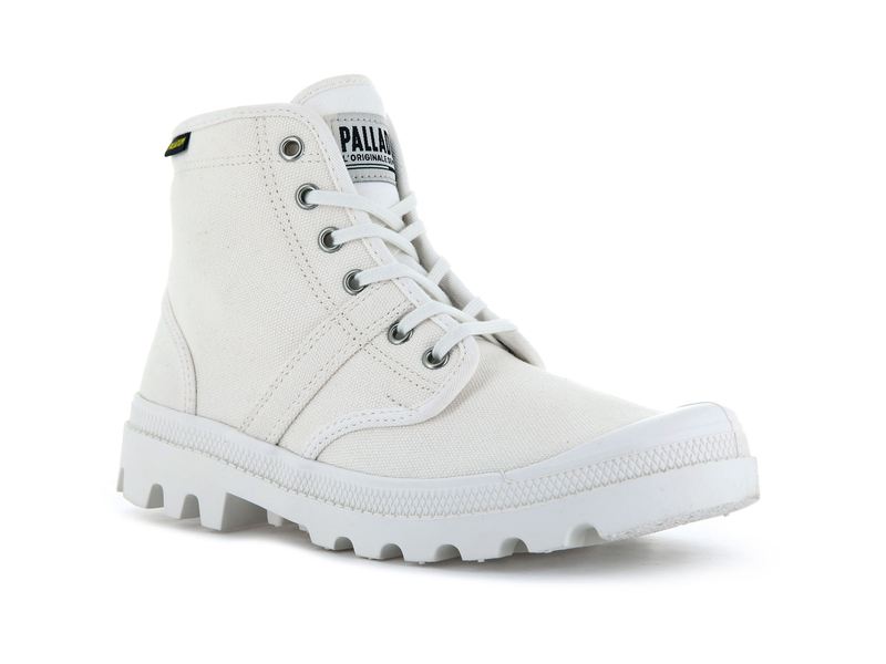 White Women's Palladium Pallabrousse Boots | 3041EFMKS