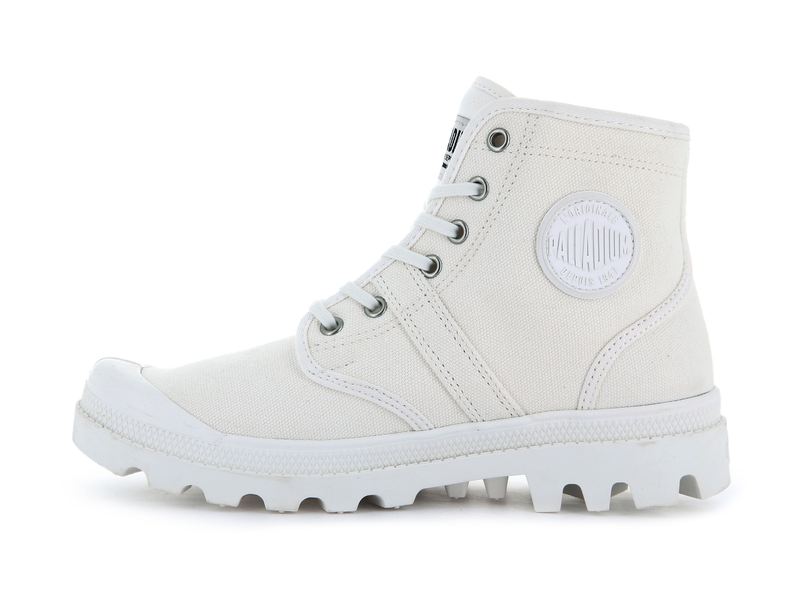 White Women's Palladium Pallabrousse Boots | 3041EFMKS