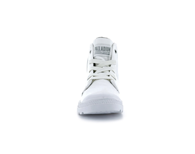 White Women's Palladium Pampa Hi High Tops | 6480ULNJC