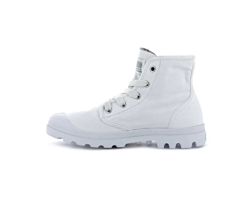 White Women's Palladium Pampa Hi High Tops | 6480ULNJC