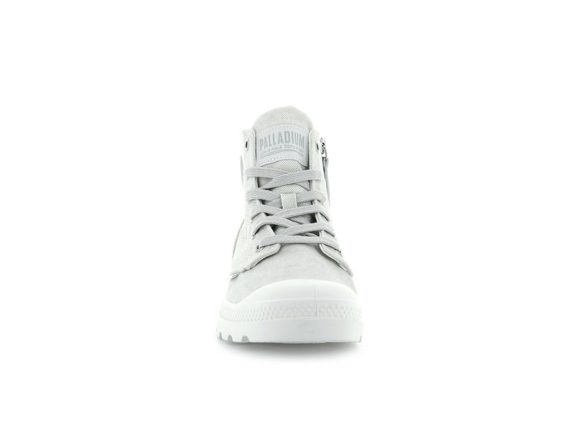 White Women's Palladium Pampa Zip Desertwash High Tops | 2107GQMPC